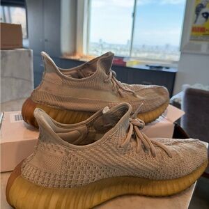 Adidas Yeezy Boost 350 V2 Tan Sneakers
